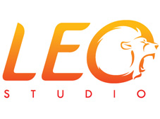 Создание логотипа студии LEO.